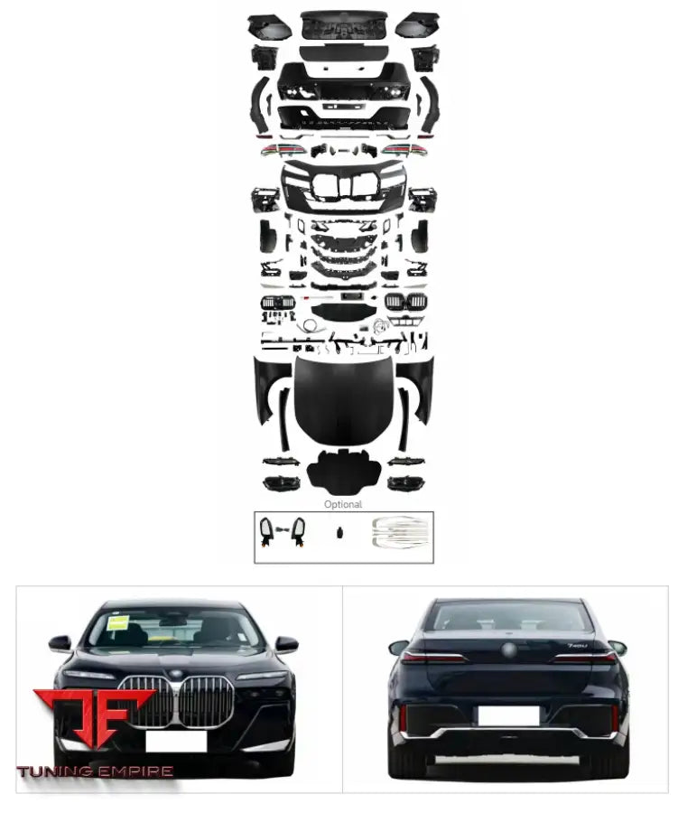 BMW 7 SERIES F01-F02 (09-15Y) OLD TO NEW G70 2023Y M SPORT BODY KIT