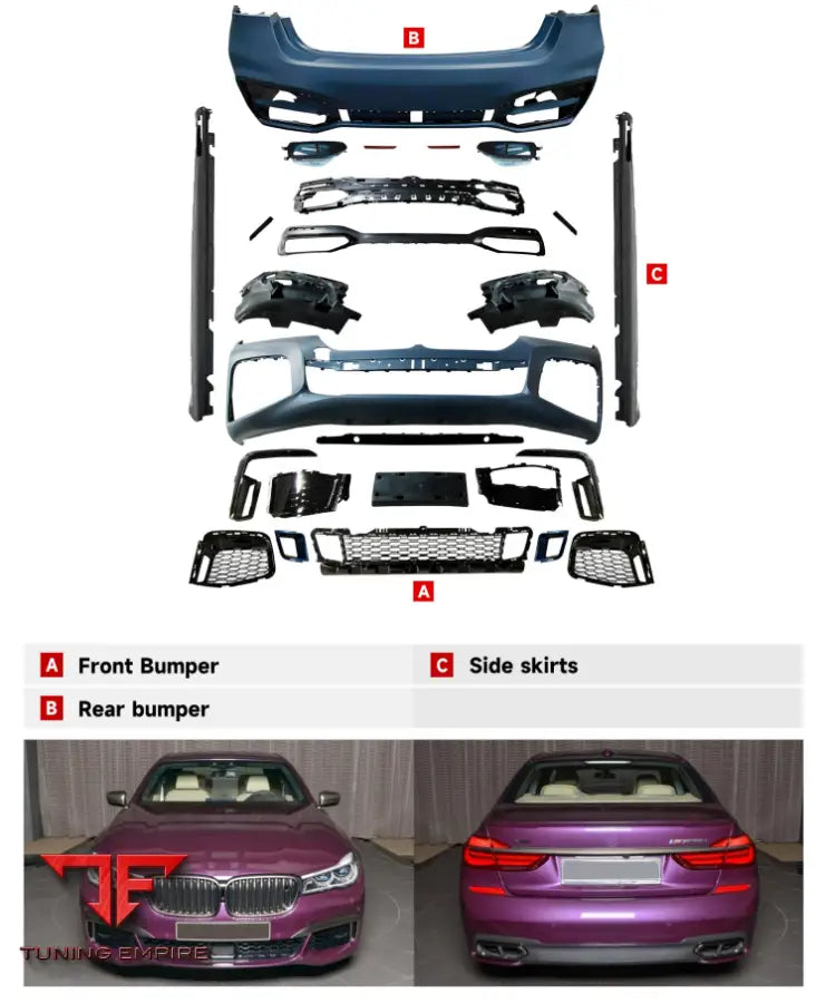 BMW 7 SERIES G11-G12 LCI UPGRADE 760LCI SPORT BODY KIT 2016-2020y