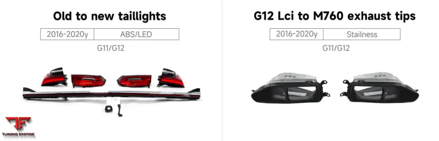 BMW 7 SERIES G11/G12 PARTS 2016-2020y