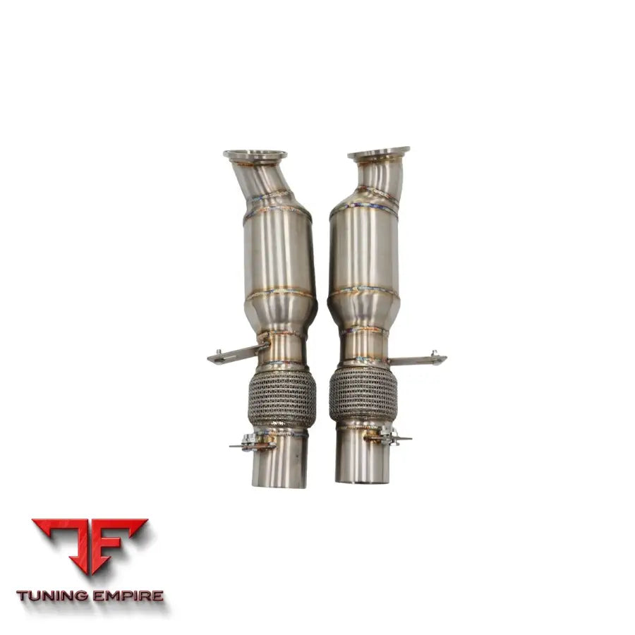 BMW 7 SERIES M760i G11 G12 6.6T STAINLESS STEEL RAZOR EXHAUST DOWNPIPE WITHOUT HEAT SHIELD