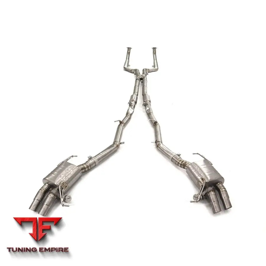 BMW 750i F02 4.4T TITANIUM CATBACK RAZOR EXHAUST WITH MUFFLER VALVE