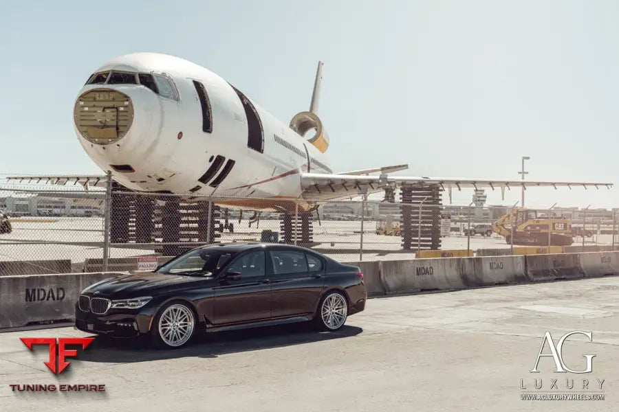 BMW 750i on custom forged wheels
