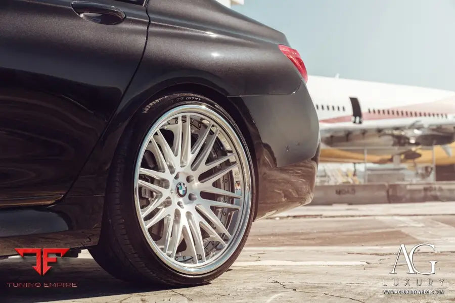 BMW 750i on custom forged wheels