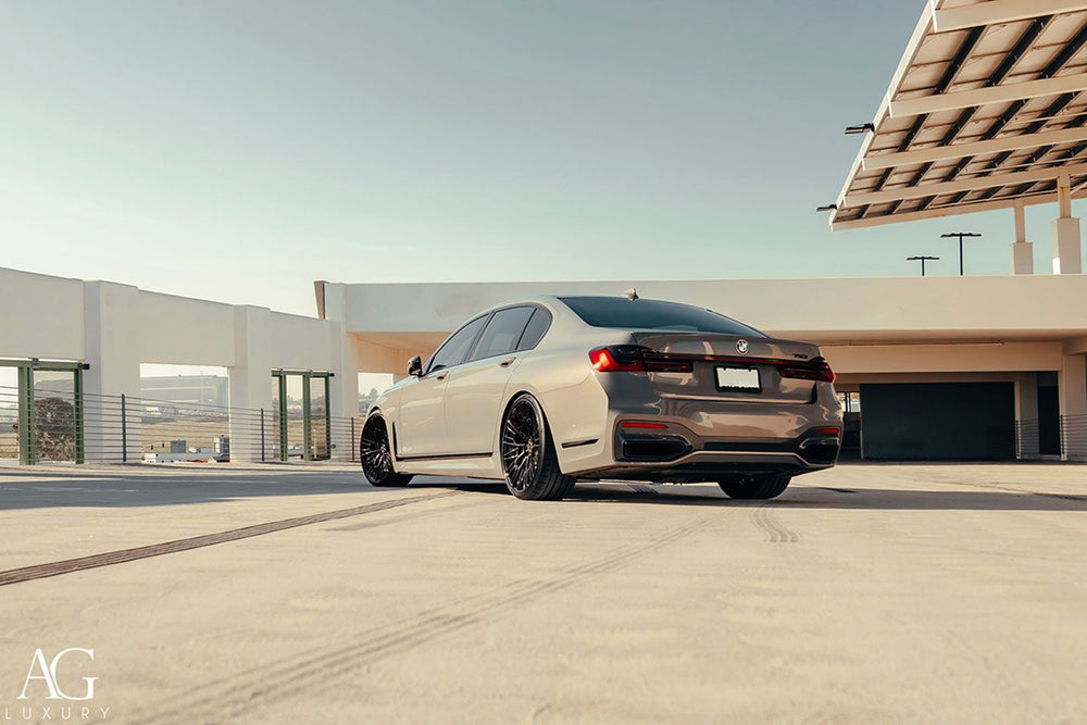 BMW 750Li on custom forged wheels