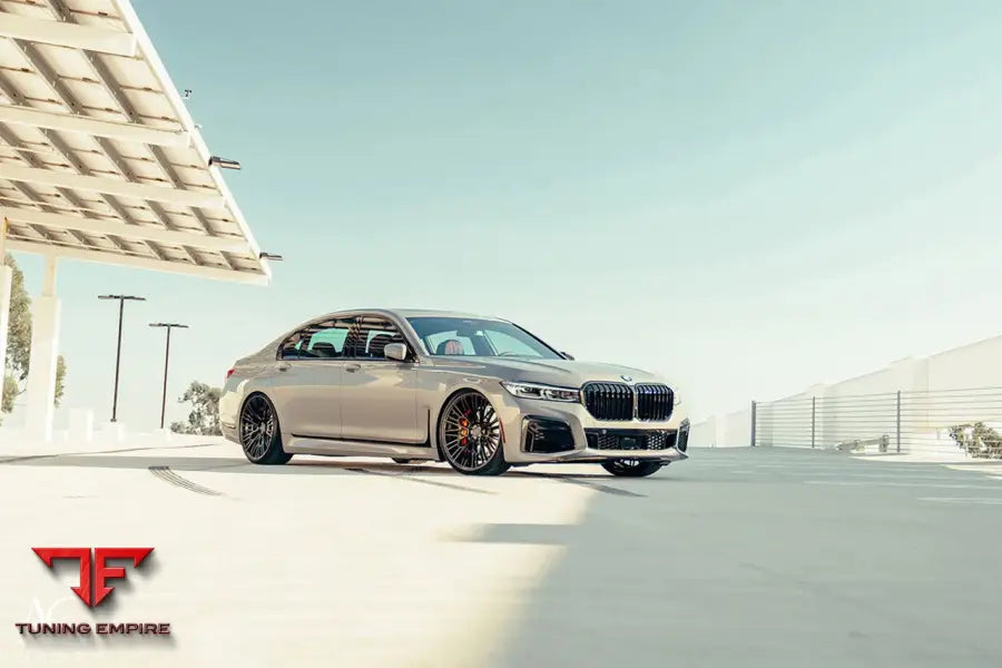BMW 750Li on custom forged wheels