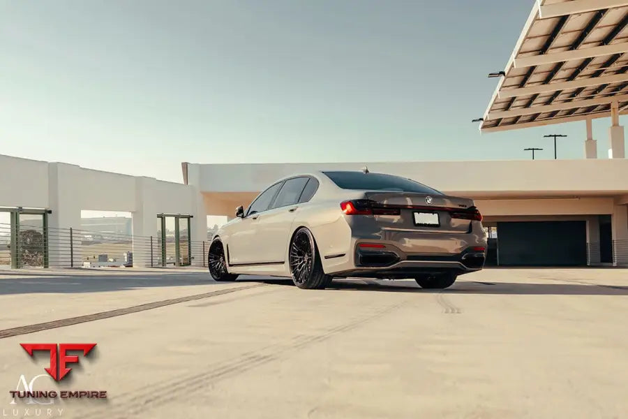 BMW 750Li on custom forged wheels