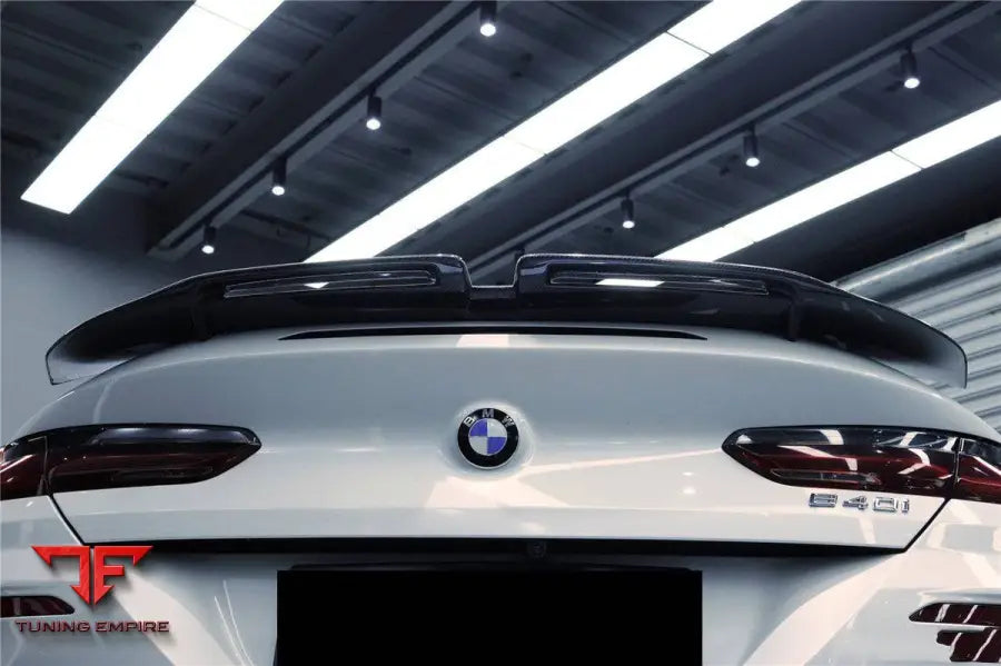 BMW 8 SERIES G14 CONVERTIBLE IMP STYLE CARBON FIBER SPOILER WING BSD