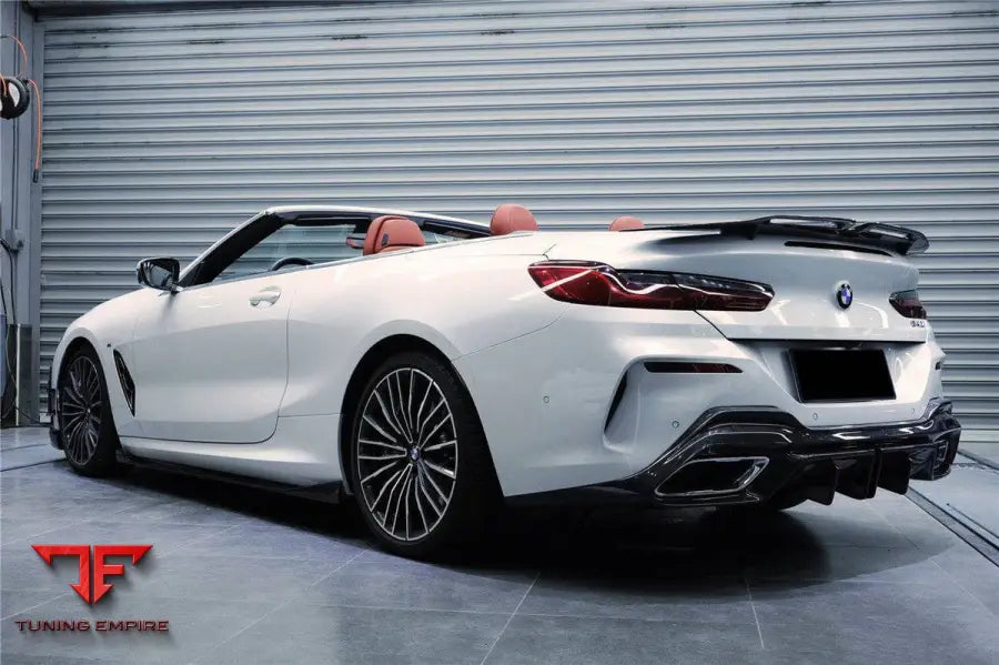 Bmw 8 Series G14 Convertibleg15 Coupeg16 4Dr-Gran Coupe 840850 Imp Style Carbon Fiber Rear Diffuser
