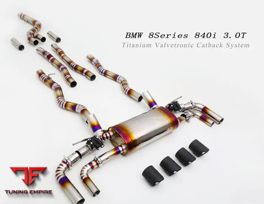 Bmw 8 Series G14/G15/G16 Titanium Valvetronic Exhaust System
