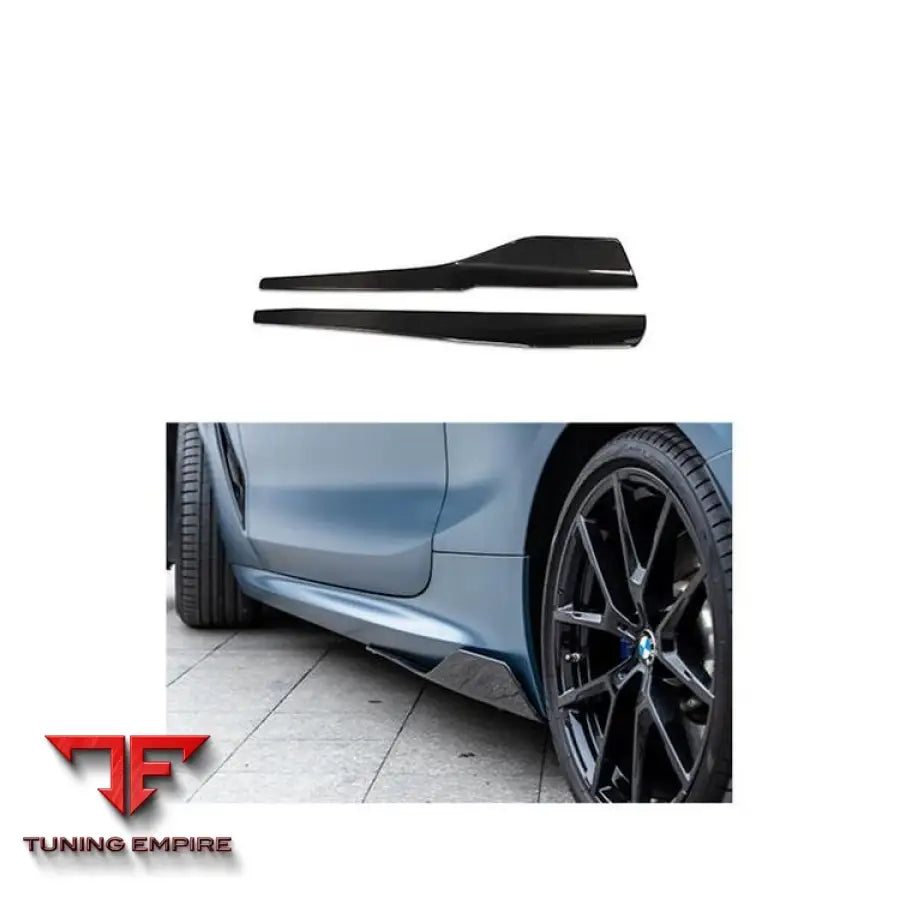 BMW 8 SERIES G14/G15 GLOSS BLACK SIDE SKIRTS 2019-2023Y