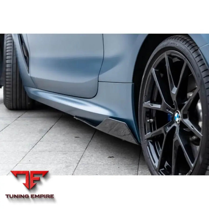 BMW 8 SERIES G14/G15 GLOSS BLACK SIDE SKIRTS 2019-2023Y