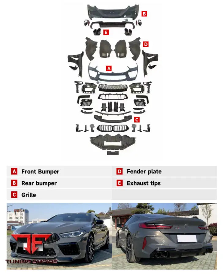 BMW 8 SERIES G14/G15 TO M8 WIDEBODY KIT 2019y+