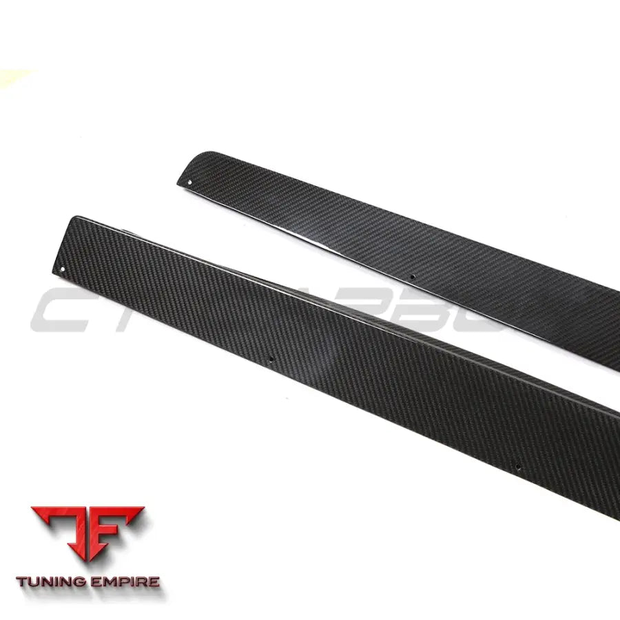 BMW 8 SERIES & M8 G15/F92 2019-2025 CARBON FIBRE SIDE SKIRTS - V1 - CT CARBON
