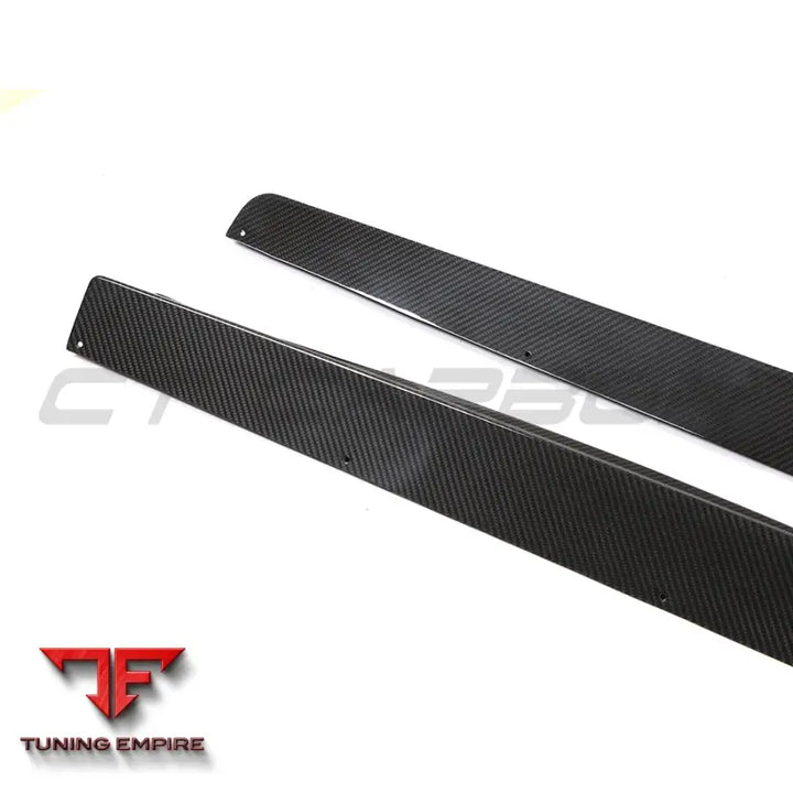 BMW 8 SERIES & M8 G15/F92 2019-2025 CARBON FIBRE SIDE SKIRTS - V1 - CT CARBON