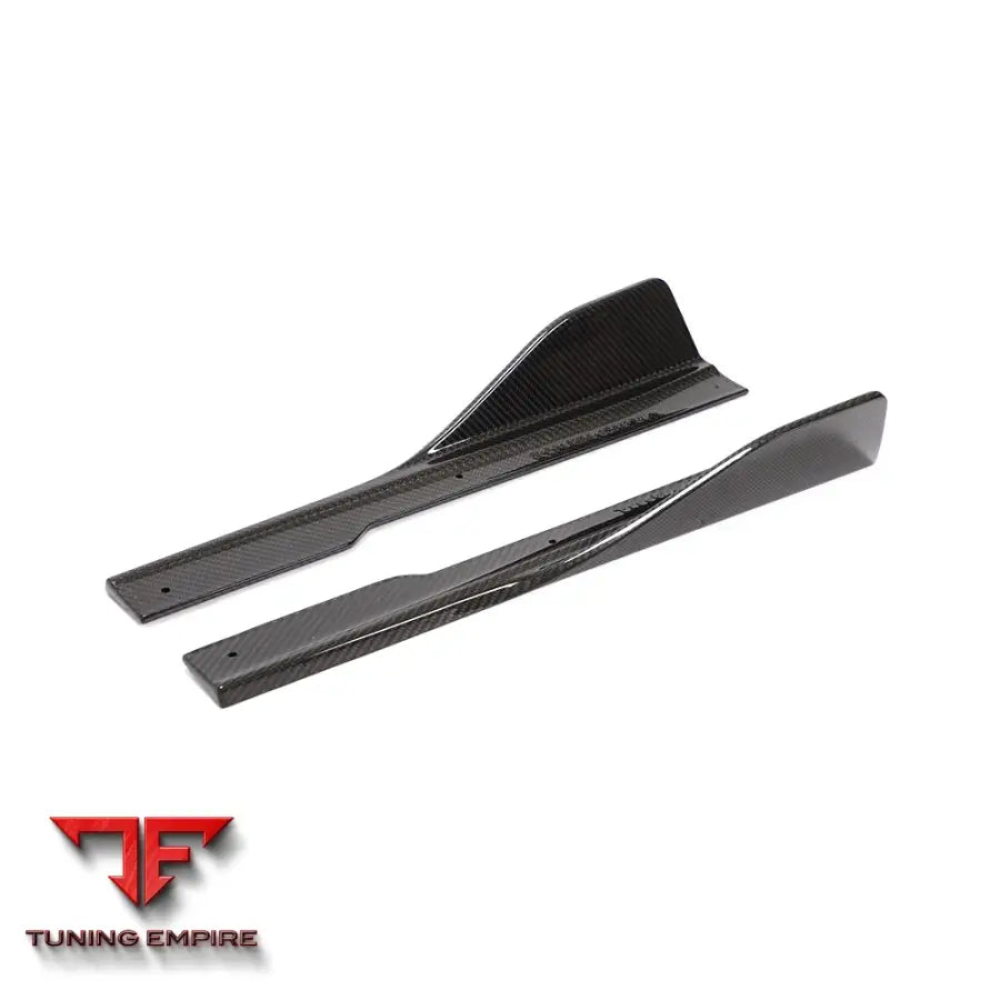 BMW 8 SERIES & M8 G16/F93 2019-2025 CARBON FIBRE SIDE SKIRTS - V1 - CT CARBON