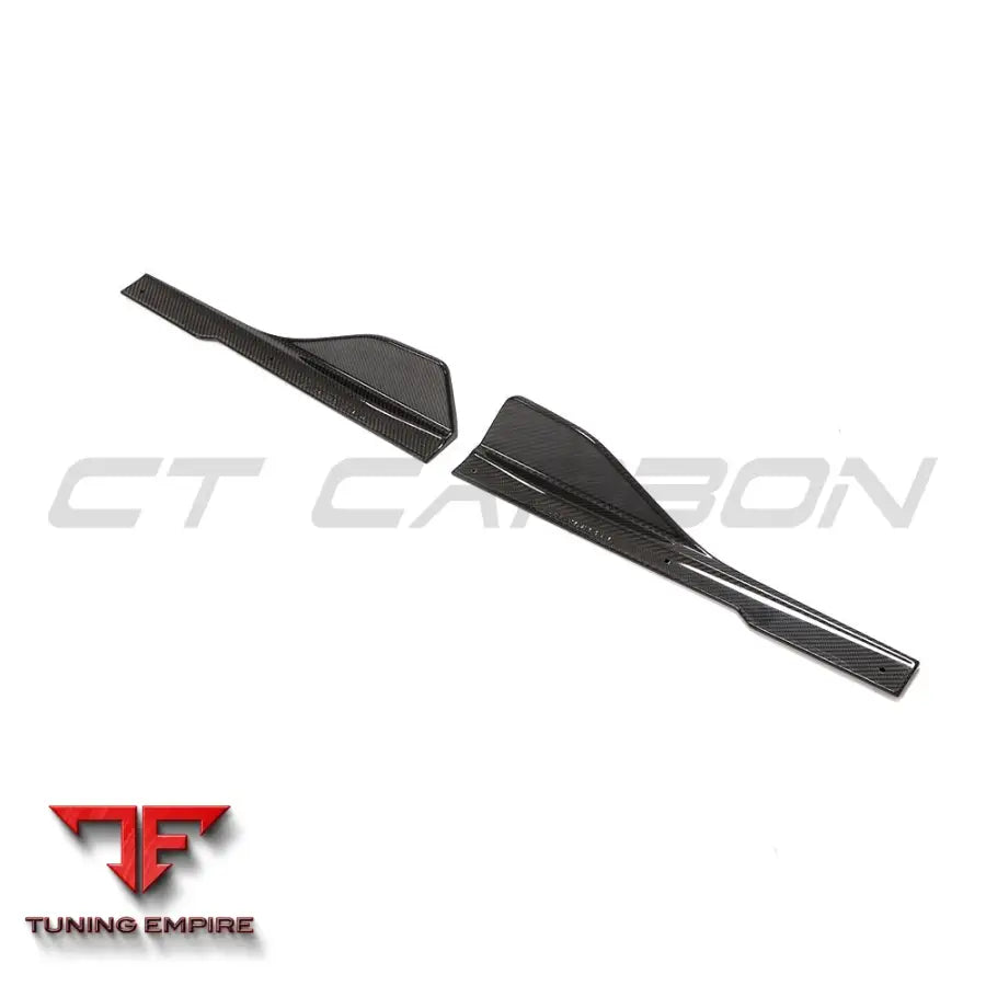 BMW 8 SERIES & M8 G16/F93 2019-2025 CARBON FIBRE SIDE SKIRTS - V1 - CT CARBON