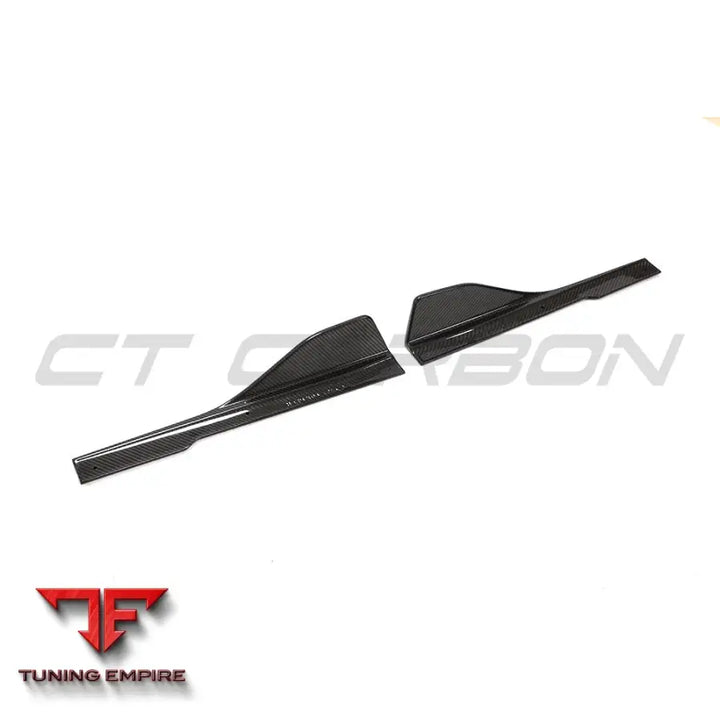 BMW 8 SERIES & M8 G16/F93 2019-2025 CARBON FIBRE SIDE SKIRTS - V1 - CT CARBON