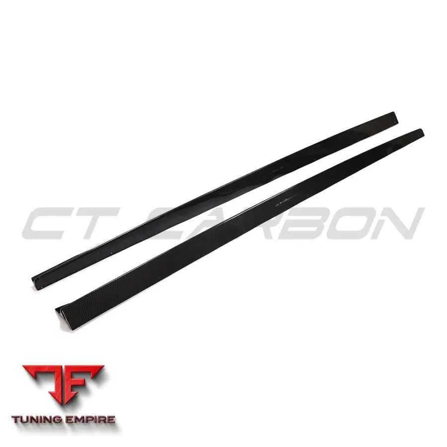 BMW 8 SERIES & M8 G16/F93 2019-2025 CARBON FIBRE SIDE SKIRTS - V2 - CT CARBON