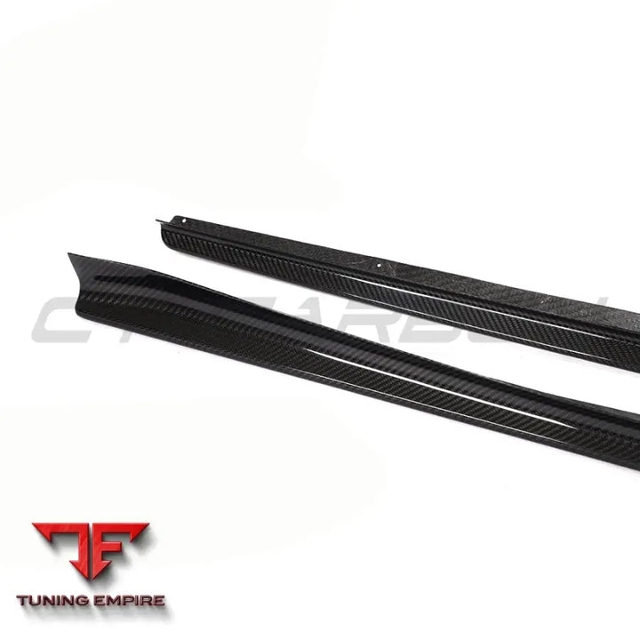 BMW 8 SERIES & M8 G16/F93 2019-2025 CARBON FIBRE SIDE SKIRTS - V2 - CT CARBON
