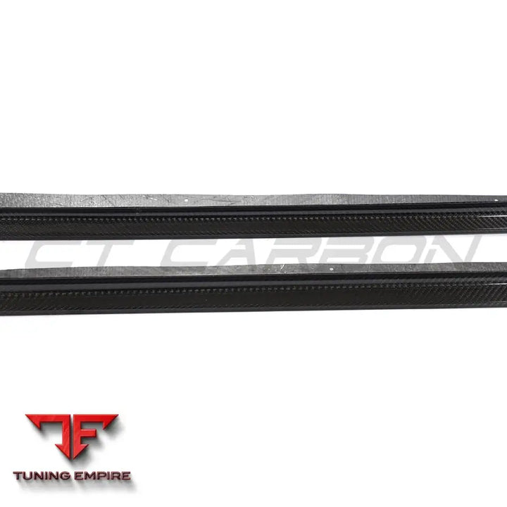 BMW 8 SERIES & M8 G16/F93 2019-2025 CARBON FIBRE SIDE SKIRTS - V2 - CT CARBON