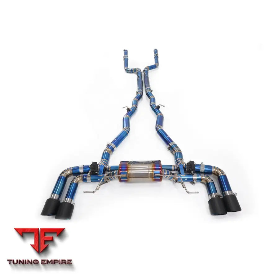 BMW 8 SERIES M850I G16 TITANIUM CATBACK RAZOR EXHAUST WITH MUFFLER VALVE