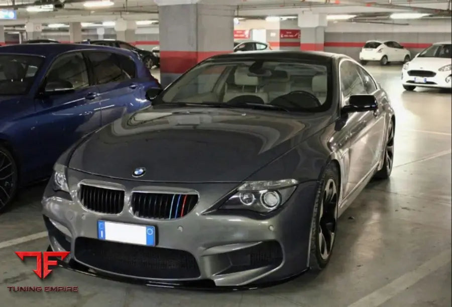BMW E63 TO M6 FRONT BUMPER WITH LOWER SPLITTER