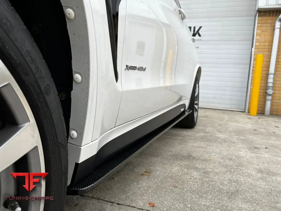 BMW F15/F85 X5/X5M CARBON FIBRE SIDE SKIRTS - 3D STYLE - CT CARBON