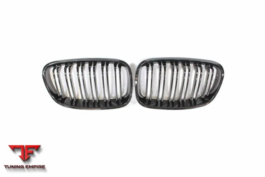 BMW F20 1 SERIES PRE-LCI DOUBLE SLAT BLACK GRILLES - BLAK  CARBON - CT CARBON