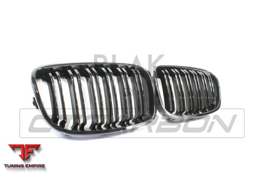 BMW F20 1 SERIES PRE-LCI DOUBLE SLAT BLACK GRILLES - BLAK  CARBON - CT CARBON