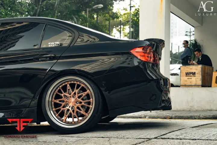 BMW F30 328 on custom forged wheels