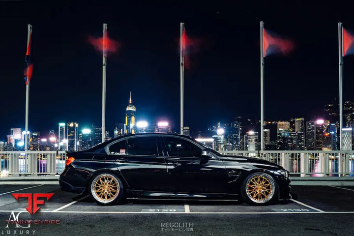 BMW F30 328 on custom forged wheels