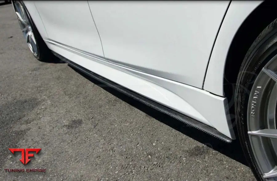 BMW F30/F31 3 SERIES CARBON FIBRE SIDE SKIRTS - V1 - CT CARBON