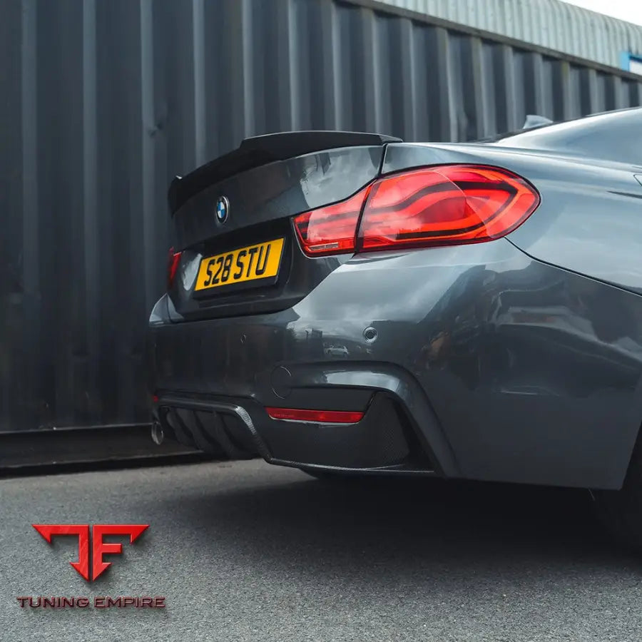 BMW F32 4 SERIES CARBON FIBRE SPOILER - V1 - CT CARBON