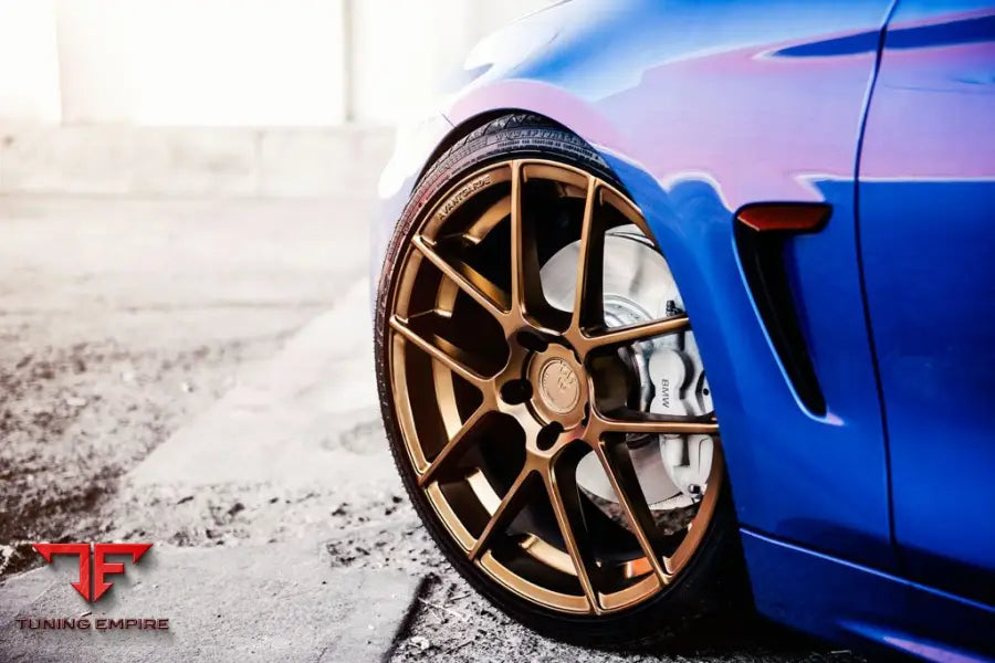 BMW F32 435I on custom forged wheels