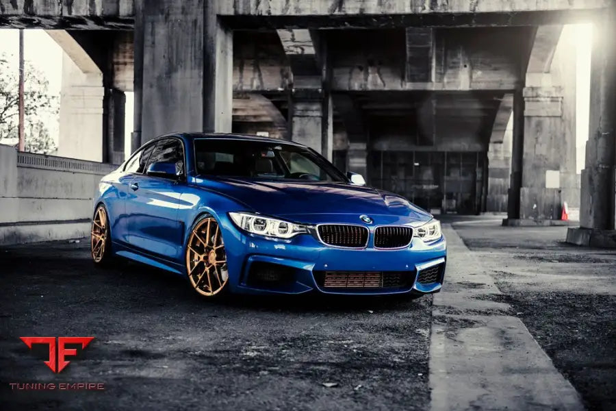BMW F32 435I on custom forged wheels