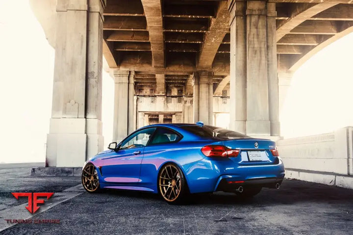 BMW F32 435I on custom forged wheels