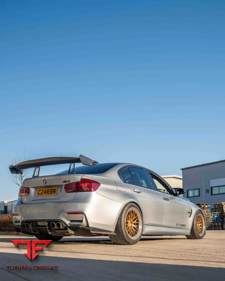 BMW F80 M3 & F30 3 SERIES CARBON FIBRE SWAN NECK WING - CT CARBON