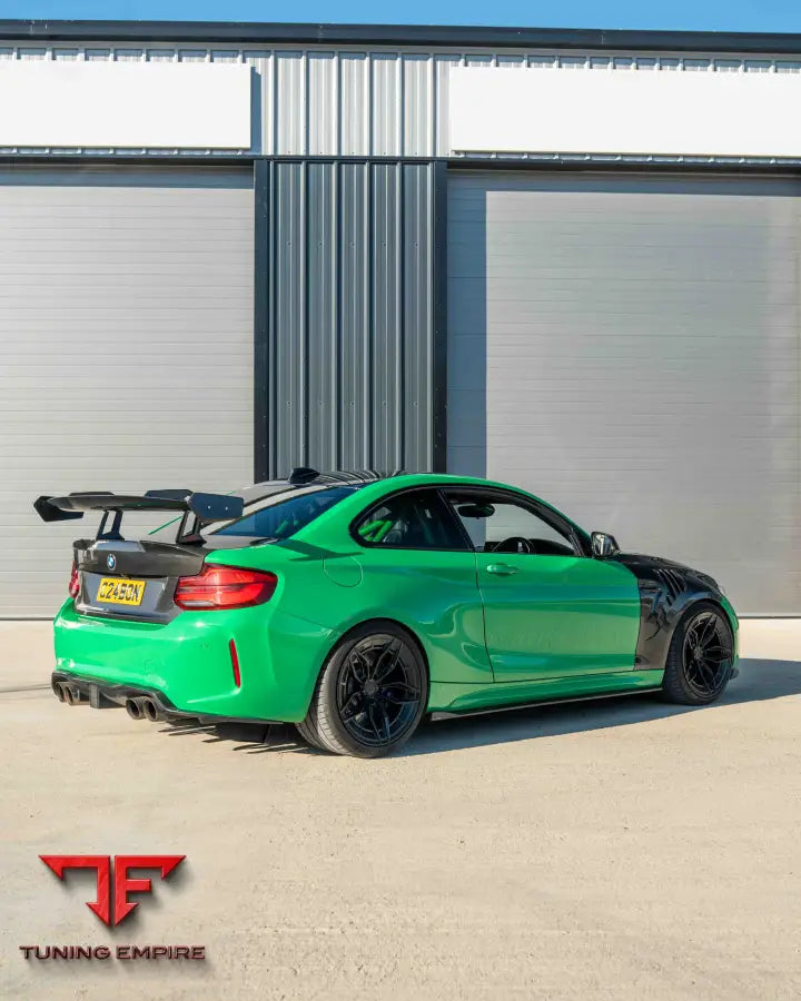 BMW F87 M2/M2C & F22 2 SERIES CARBON FIBRE SWAN NECK WING - V8 - CT CARBON