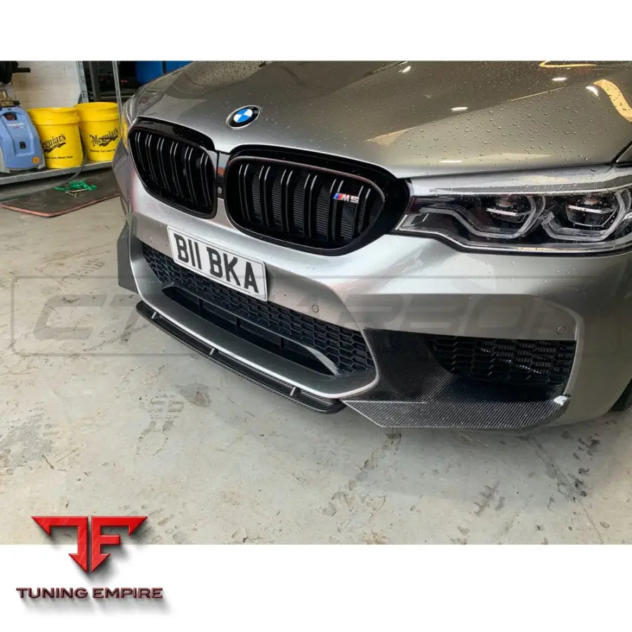 BMW F90 M5 2017+CARBON FIBRE MIDDLE SPLITTER - V6 - CT CARBON
