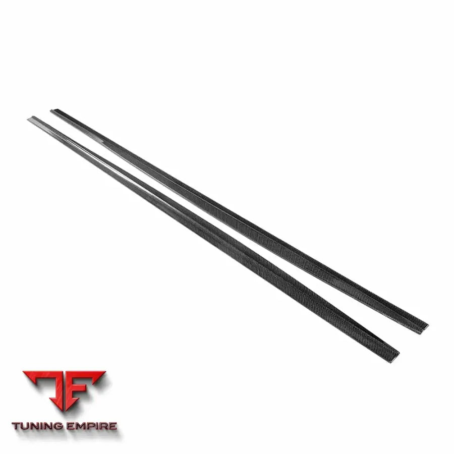 BMW F90 M5 & G30/G31 5 SERIES CARBON FIBRE SIDE SKIRTS - V1 - CT CARBON