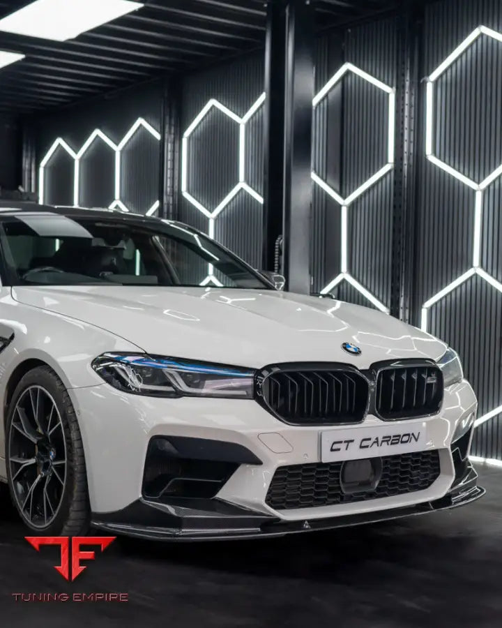BMW F90 M5 & M5C LCI CARBON FIBRE SPLITTER - V4 - CT CARBON