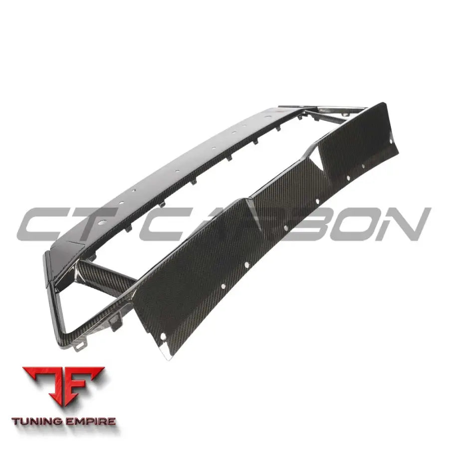 BMW F95 X5M/F96 X6M PRE-LCI 2020-2023 CARBON FIBRE LOWER GRILLE TRIM - CT CARBON