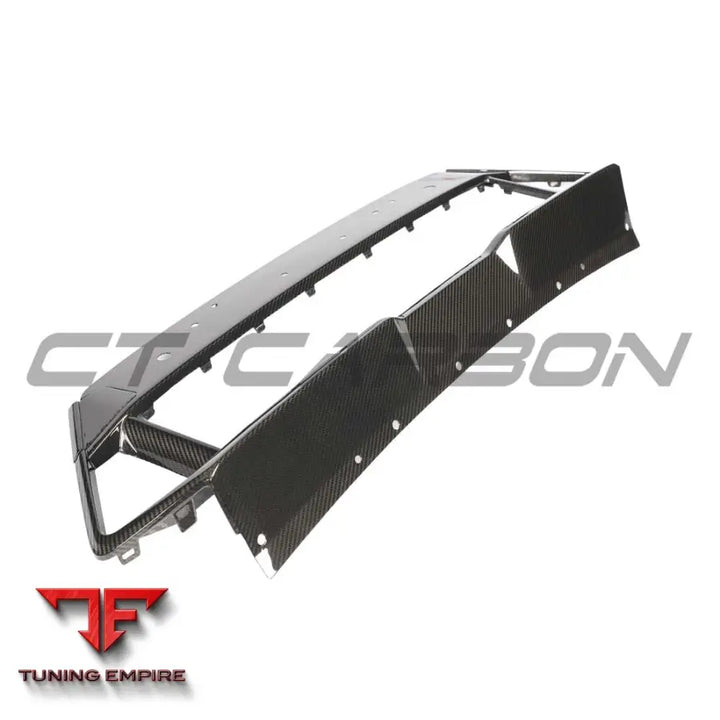 BMW F95 X5M/F96 X6M PRE-LCI 2020-2023 CARBON FIBRE LOWER GRILLE TRIM - CT CARBON