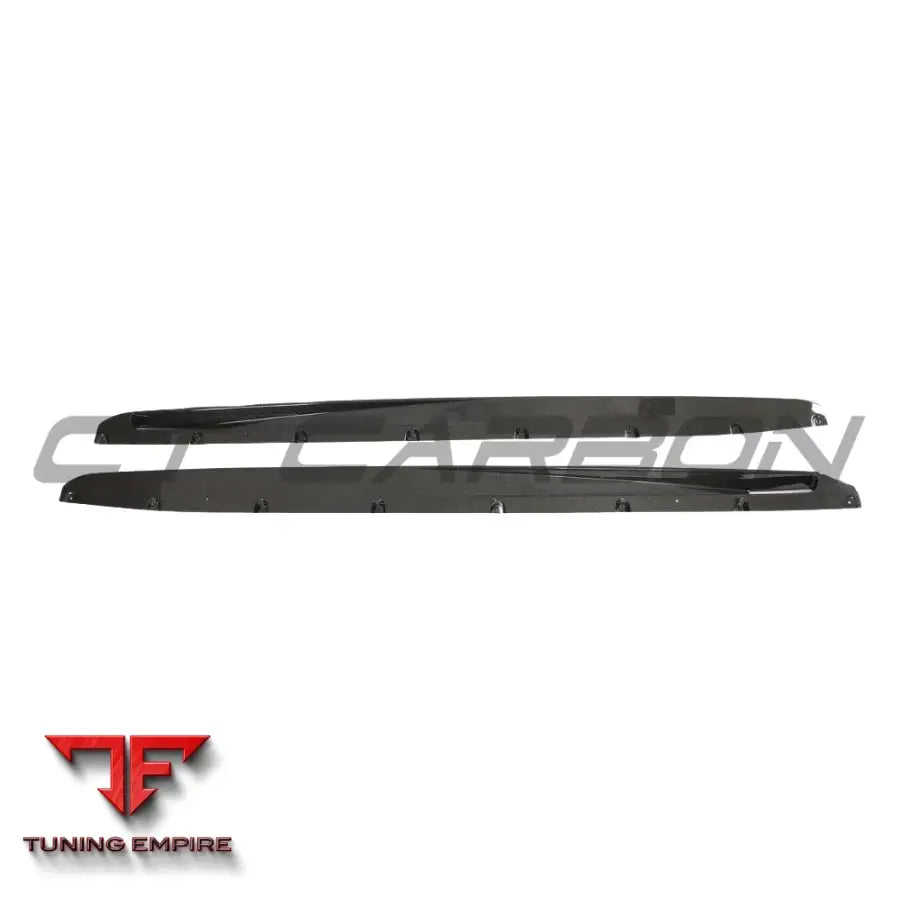 BMW F95 X5M & G05 X5 2018+ CARBON FIBRE SIDE SKIRTS - CT CARBON