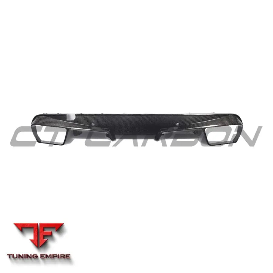 BMW F96 X6M 2020-2023 CARBON FIBRE DIFFUSER - V2 - CT CARBON