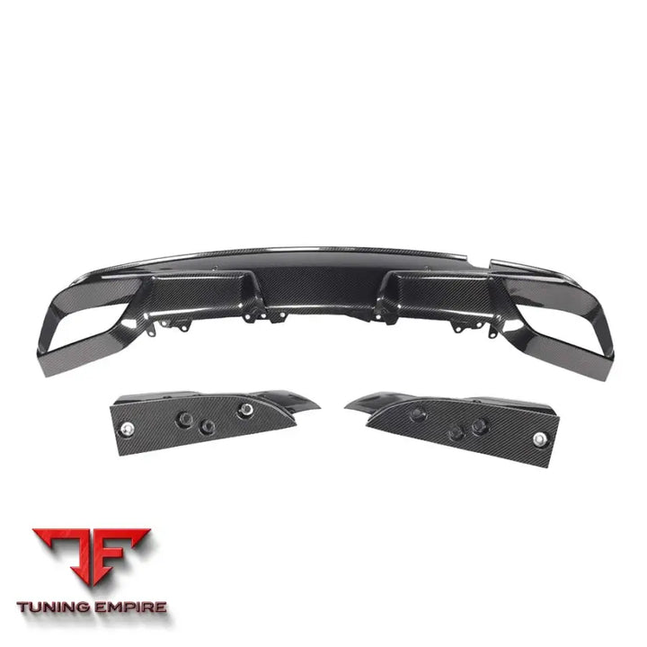 BMW F96 X6M 2020-2023 CARBON FIBRE DIFFUSER - V2 - CT CARBON