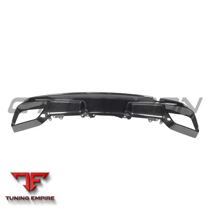 BMW F96 X6M 2020-2023 CARBON FIBRE DIFFUSER - V2 - CT CARBON