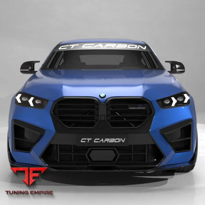BMW F96 X6M LCI 2023+ CARBON FIBRE SPLITTER - CT CARBON