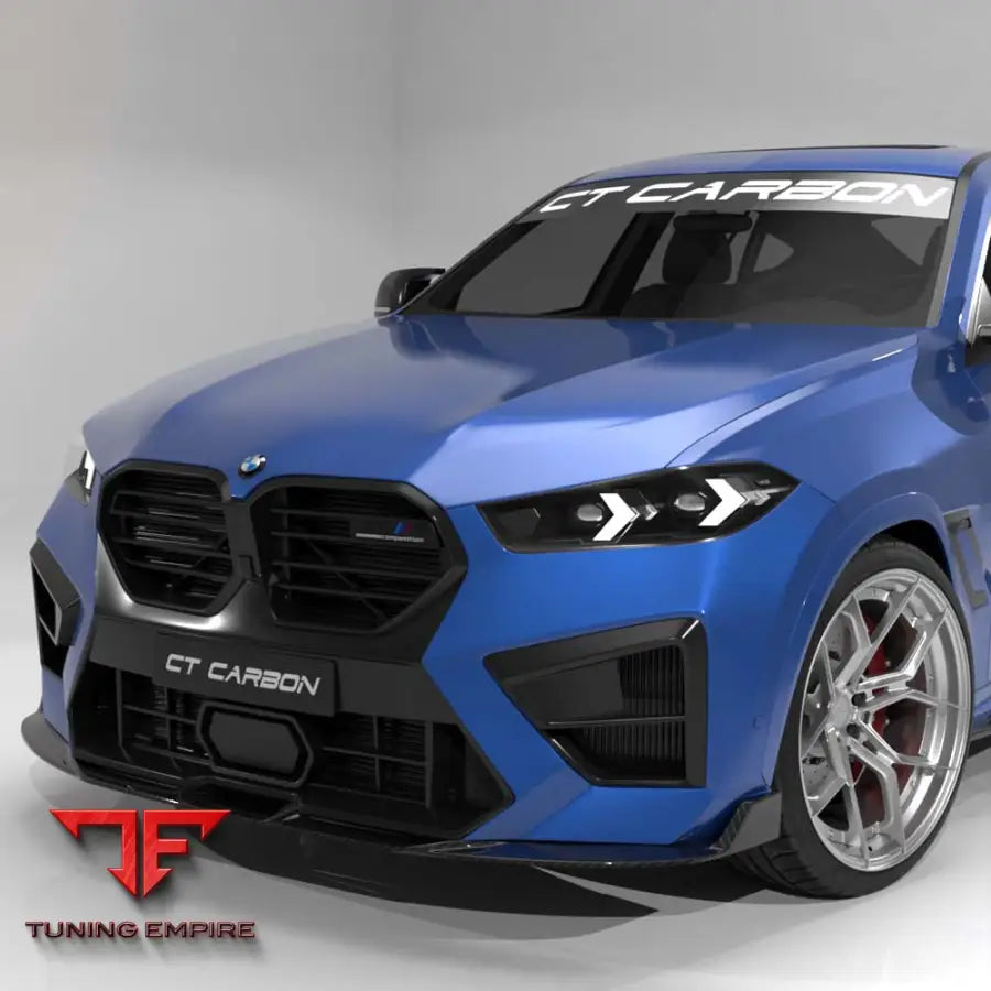 BMW F96 X6M LCI 2023+ CARBON FIBRE SPLITTER - CT CARBON
