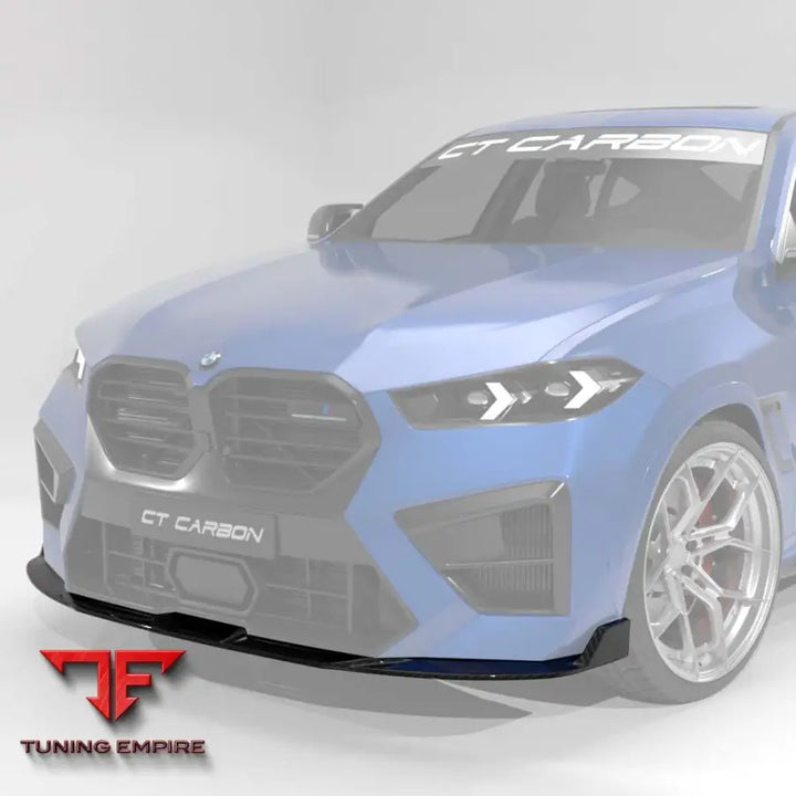BMW F96 X6M LCI 2023+ CARBON FIBRE SPLITTER - CT CARBON